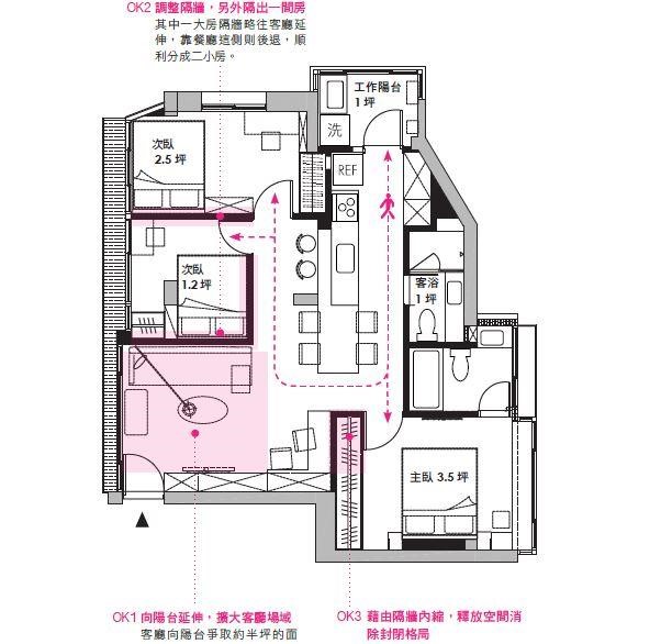 平面圖提供_橙白空間設計 平面圖提供_橙白空間設計
