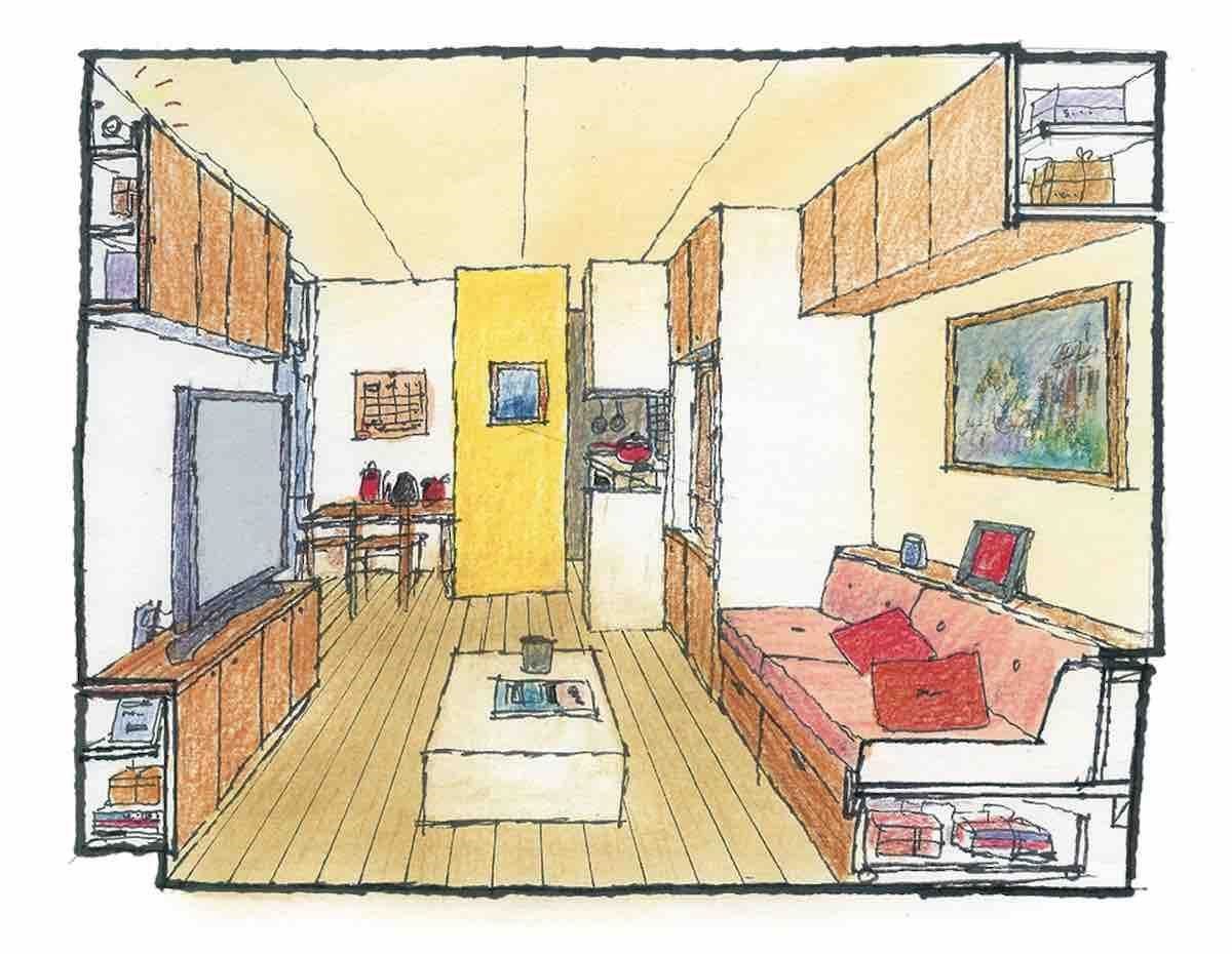 起居室-透視圖 圖片提供_漂亮家居麥浩斯 起居室-透視圖 圖片提供_漂亮家居麥浩斯