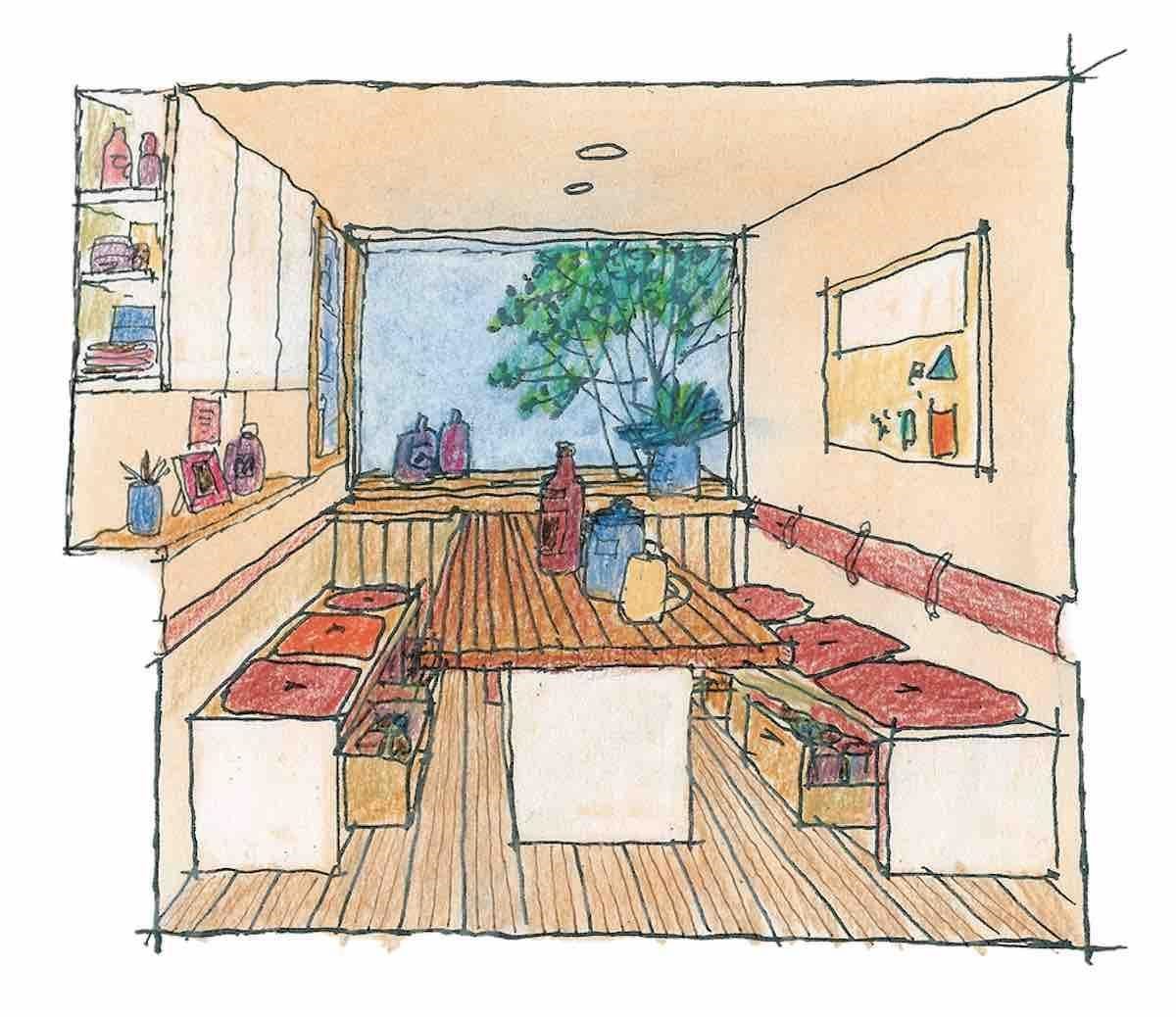 用餐室-透視圖 圖片提供_漂亮家居麥浩斯 用餐室-透視圖 圖片提供_漂亮家居麥浩斯