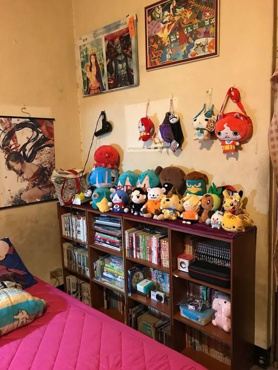 喜歡的玩偶都陳列出來,盒裝的公仔先集中等妹妹買好展示櫃再放進去,衣服也放進衣櫃裡了。圖片提供_之琳到你家-居家整理收納 喜歡的玩偶都陳列出來,盒裝的公仔先集中等妹妹買好展示櫃再放進去,衣服也放進衣櫃裡了。圖片提供_之琳到你家-居家整理收納