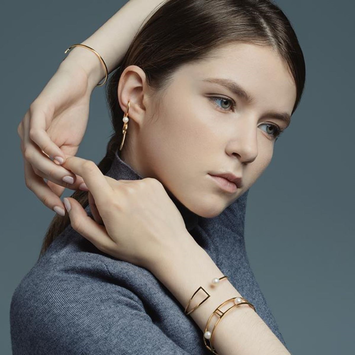Michi Liang Jewelry掛耳式耳環形象圖(Michi Liang提供) Michi Liang Jewelry掛耳式耳環形象圖(Michi Liang提供)