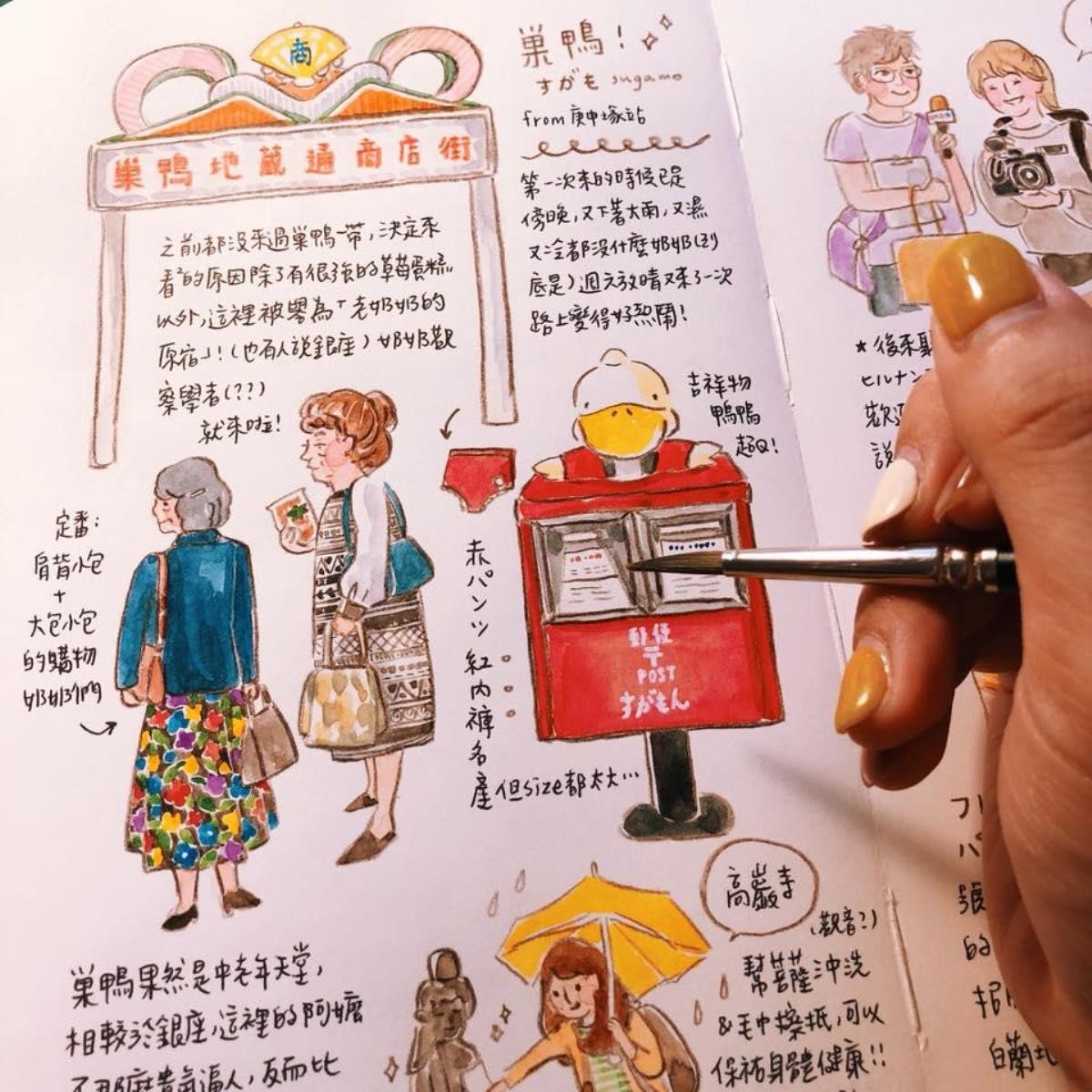 壘摳的插畫手帳(壘摳提供) 壘摳的插畫手帳(壘摳提供)